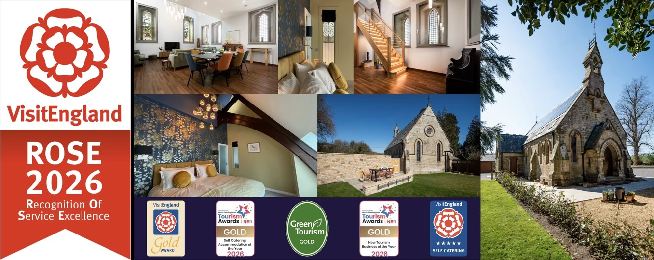 Warksburn Old Church wins VisitEngland ROSE Award
