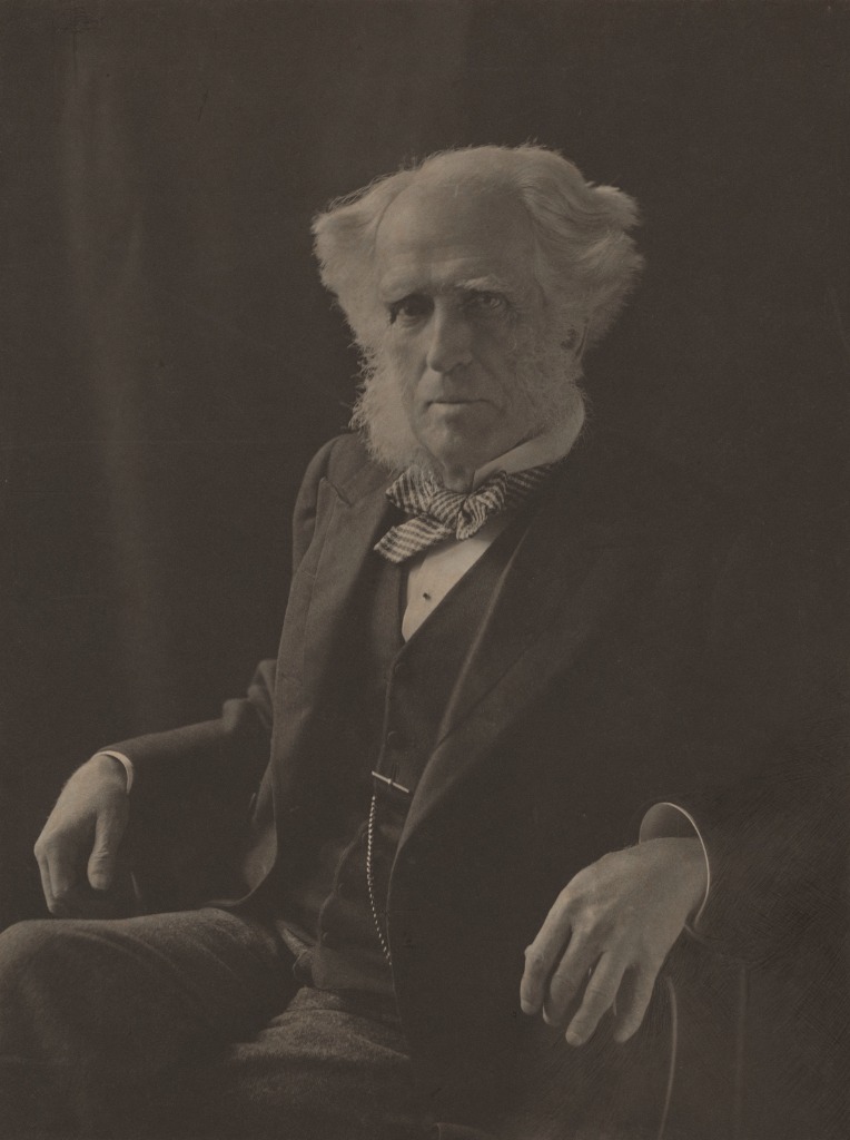 Photograph of Sir George Barclay Bruce as an old man, by Olive Edis